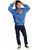 Child Boys Superman Blue Hoodie Costume