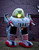 Giant 8' Inflatable Green Alien in Robot Walker Halloween Decoration