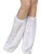 Adult's Womens Fuzzy Furry Go Go Dancer White Boot Covers Costume Accessory