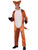 Mens What Does The Fox Say Complete Costume Set With Jumpsuit And Headpiece