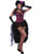 Womens 1-Size 14-16 Pink Lace Burlesque Showgirl Costume Corset
