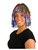 Set of 12 Adults or Childs Economy Rainbow Multi-Color Foil Tinsel Costume Wig