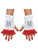 Girls Disney Minnie Mouse White And Red Gloves Costume Accessory