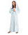 Child's Girls Christian Biblical Mary Nativity White Robe Costume