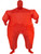 Red Adult Infl8s Full Body Inflatable Costume Jumpsuit Large 42-44