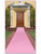 Pink Carpet Floor Sidewalk Runner With Double Stick Tape Party Decoration