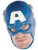 Adult Captain America Deluxe Full Vinyl Costume Mask