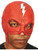 Adults Red Lightning Bolt Storm Quickster Superhero Hero Mask Costume Accessory