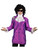 Adult's Mens 80s Royal Purple Pop Star Composer Jacket Costume