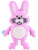 Small Cute Plush Purple Easter Bunny Rabbit Animal Cuddly Toy