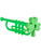 St. Patrick's Day Green Shamrock Squeeky Trumpet Horn Instrument Toy