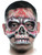 Creepy Fabric Form Fitting Gross Skull Face Mask Costume Accessory