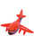 Red Inflatable 747 Jet Liner Airplane Aviation Pilot Toy Decoration