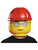 Child's LEGO® Iconic Characters Construction Worker Mask Costume Accessory