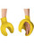 Child's LEGO® Iconic Yellow Brick Hands Gloves Costume Accessory