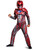 Child's Boys Classic Muscle Chest Power Rangers Movie Red Ranger Costume