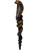 Medieval Fantasy King Cobra Snake Club Scepter Toy Costume Accessory