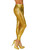 Adult's Womens Gold Pop Star Leggings Pants Costume Accessory