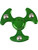 Fidget Spinner High Speed Green Metallic UFO Style Relief Toy