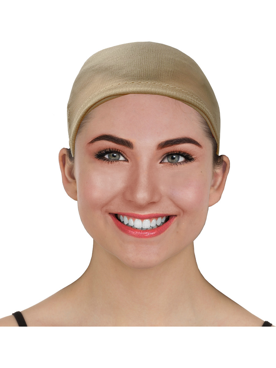 Adult's Beige Mesh Liner Wig Cap