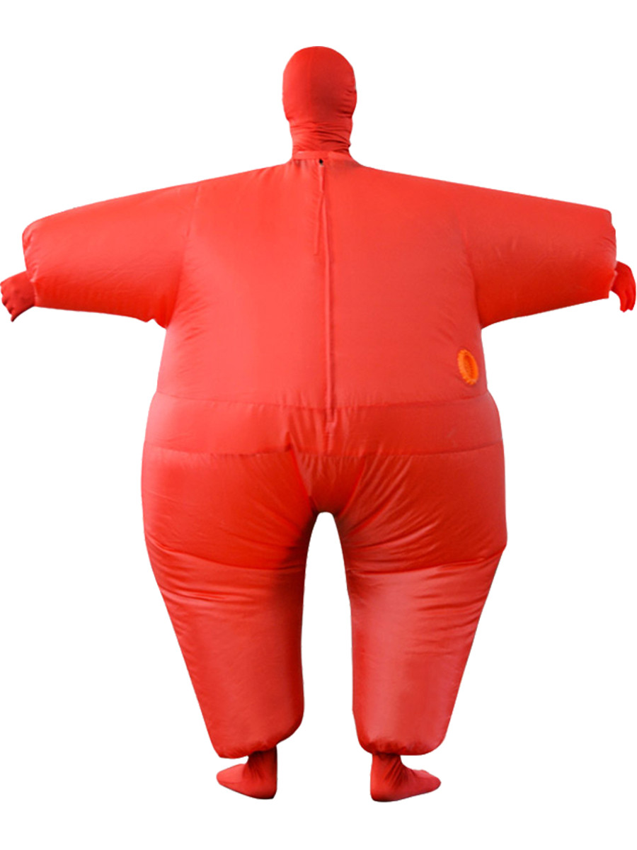 Adult's Large Man Inflatable Blue Bodysuit Costume