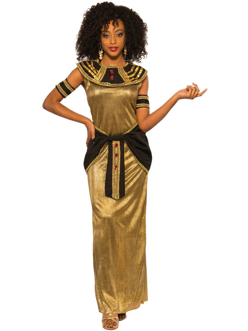 Women S Golden Egyptian Princess Goddess Dress