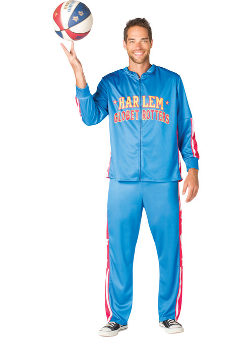 Classic Harlem Globetrotters Warm Up Suit Men's Costume