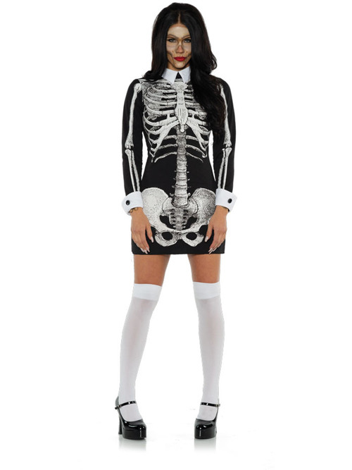 chinese dress ladies Ghastly Siren Skeleton Mermaid Dress