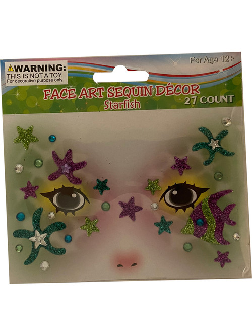 Face Art Gold Unicorn Gems And Face Stickers