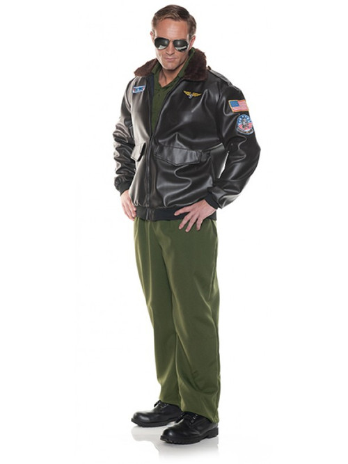 Men's Top Flight Pilot Loner Costume Jacket Large 42-46