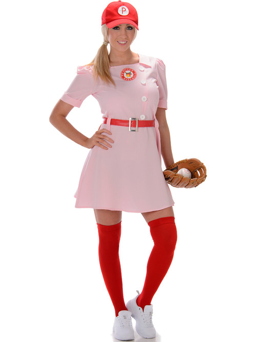 Plus Size Grand Slam Costume, Women Baseball Costume, Baseball Dress Costume