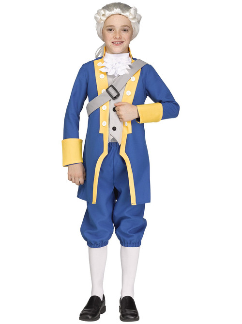 Revolutionary War General George Washington Boy's Costume