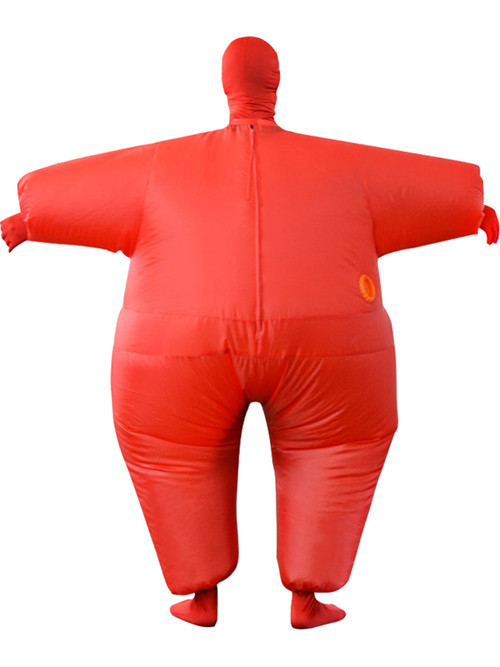 Adult's Large Man Inflatable Red Bodysuit Costume