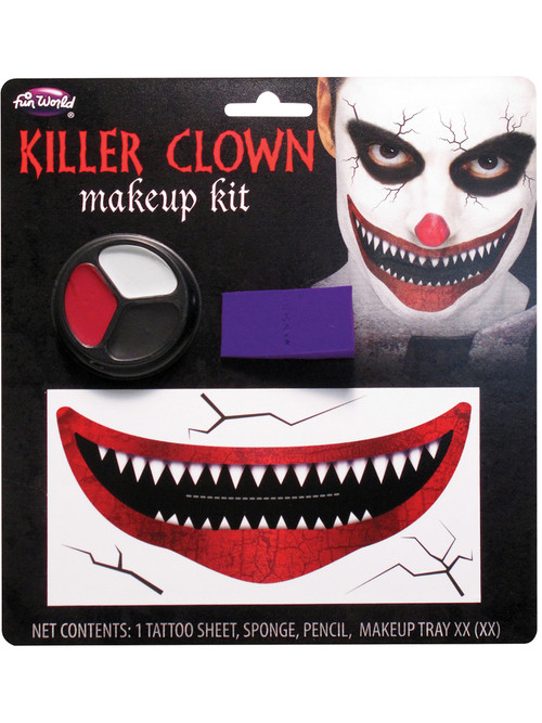 Killer Clown Makeup Kit 