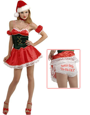 Santa's Lil Ho Ho Ho Sexy Christmas Costume Santa's Lil Ho Ho Ho Sexy Christmas Costume