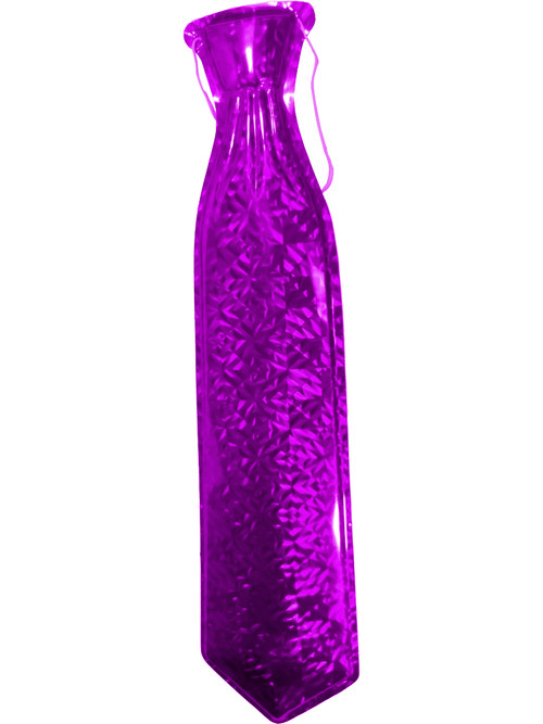 Purple Mylar Long String Tie
