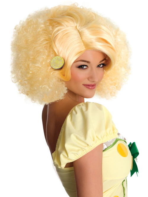 Womens Deluxe Strawberry Shortcake Lemon Meringue Costume Wig 