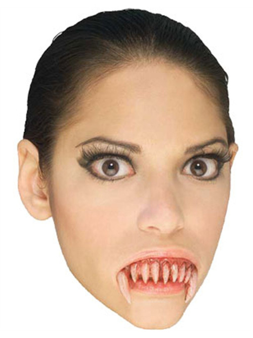 Theatrical Quality Costume Vampire Fangs Dentures
