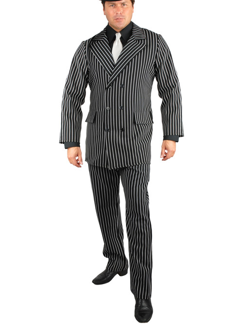 Black and White Gangster Suit