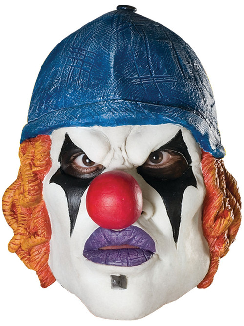 Twisted Red Evil Clown Vinyl Mask