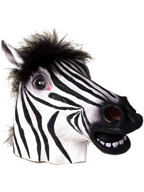 Deluxe Zebra Head Mask