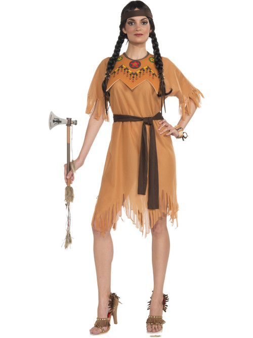 Native American Inspired Indian Lady Costume, 51% OFF