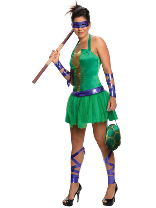 Women's Teenage Mutant Ninja Turtles Donatello Dress Costume Women's Teenage Mutant Ninja Turtles Donatello Dress Costume
