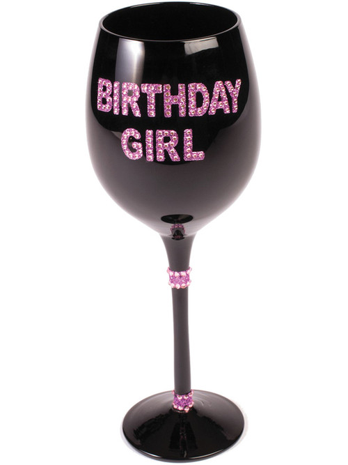 Birthday Girl Wine Glass