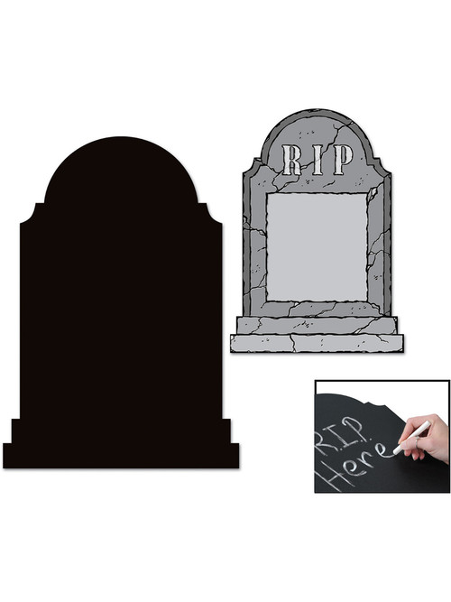 Chalkboard Tombstone Cutout