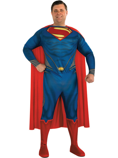 Costume Maglietta Uomo Superman Man Of Steel Tg 52/54