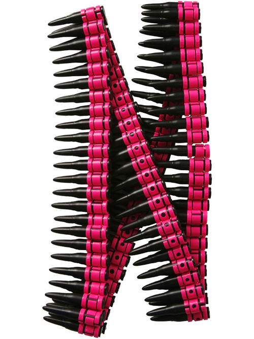 Pink & Black Bullet Belt