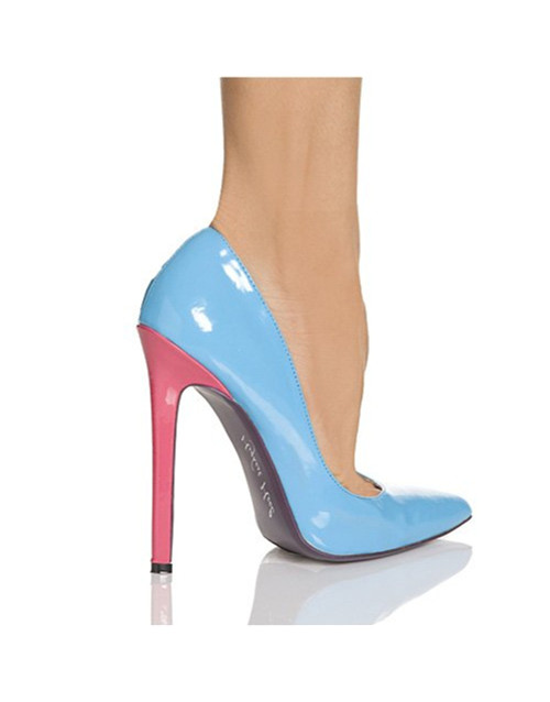 The Highest Heel Hottie Womens Sexy 5 25 Heel Pump Turquoise Shoes