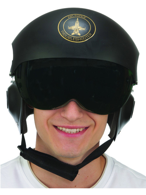 Deluxe Fighter Pilot Helmet With Visor