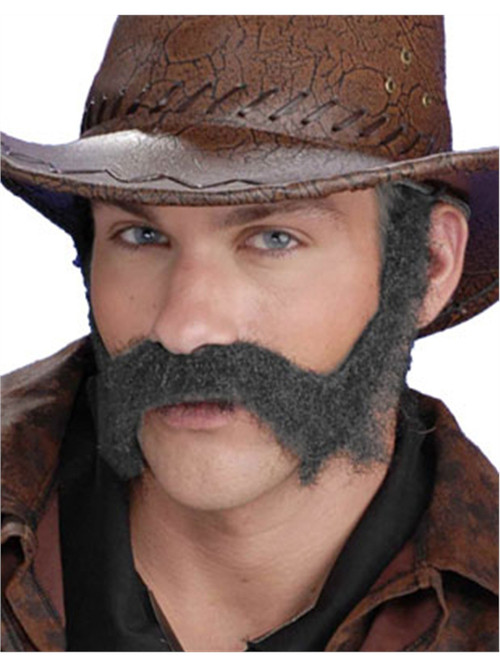 Deluxe Grey Civil War General Costume Moustache